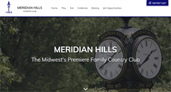 Desktop Screenshot of meridianhillscc.org